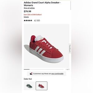 ADIDAS GRAND COURT ALPHA SNEAKERS